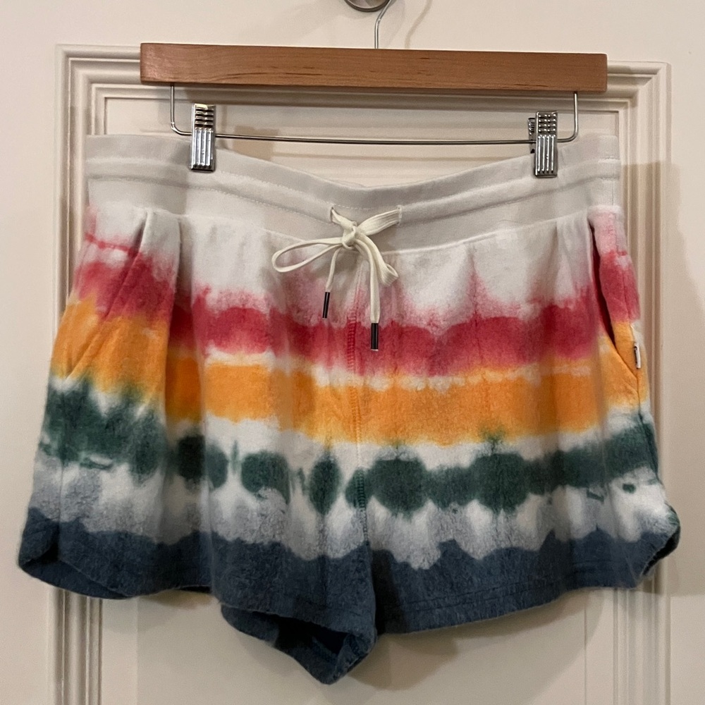 FEAT BlanketBlend “Sunset Lovers” Tie-Dye Joggers & Shorts Set Women’s XL NWT - Picture 6 of 10